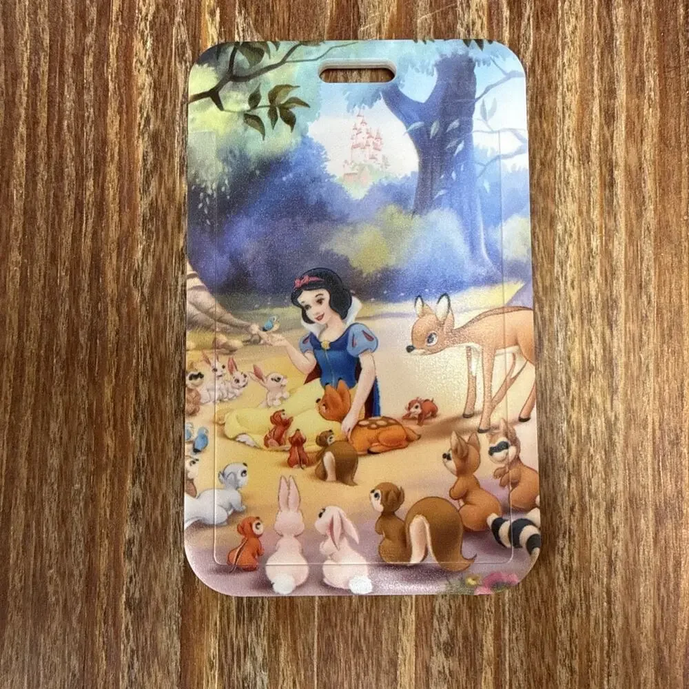 Snow White Badge ID Holder